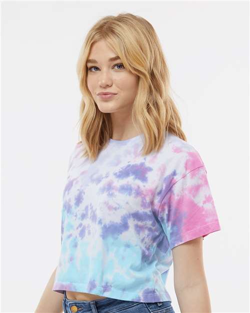 Women's Tie-Dyed Crop T-Shirt - 1050 8