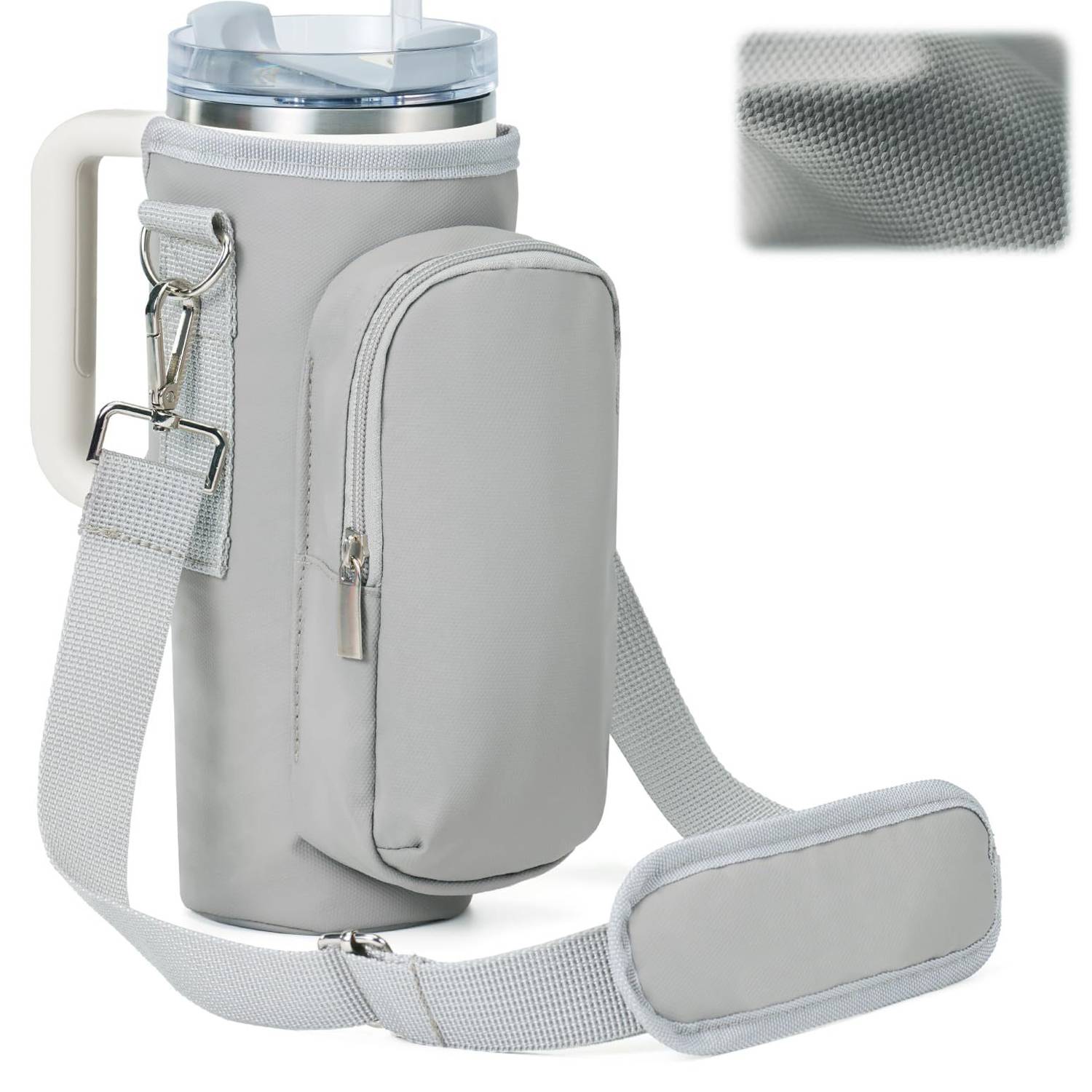 40OZ Diving Material Crossbody Car Insulation Cup Cover 8