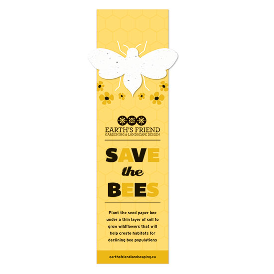 Save The Bees Plantable Bee Bookmarks 2