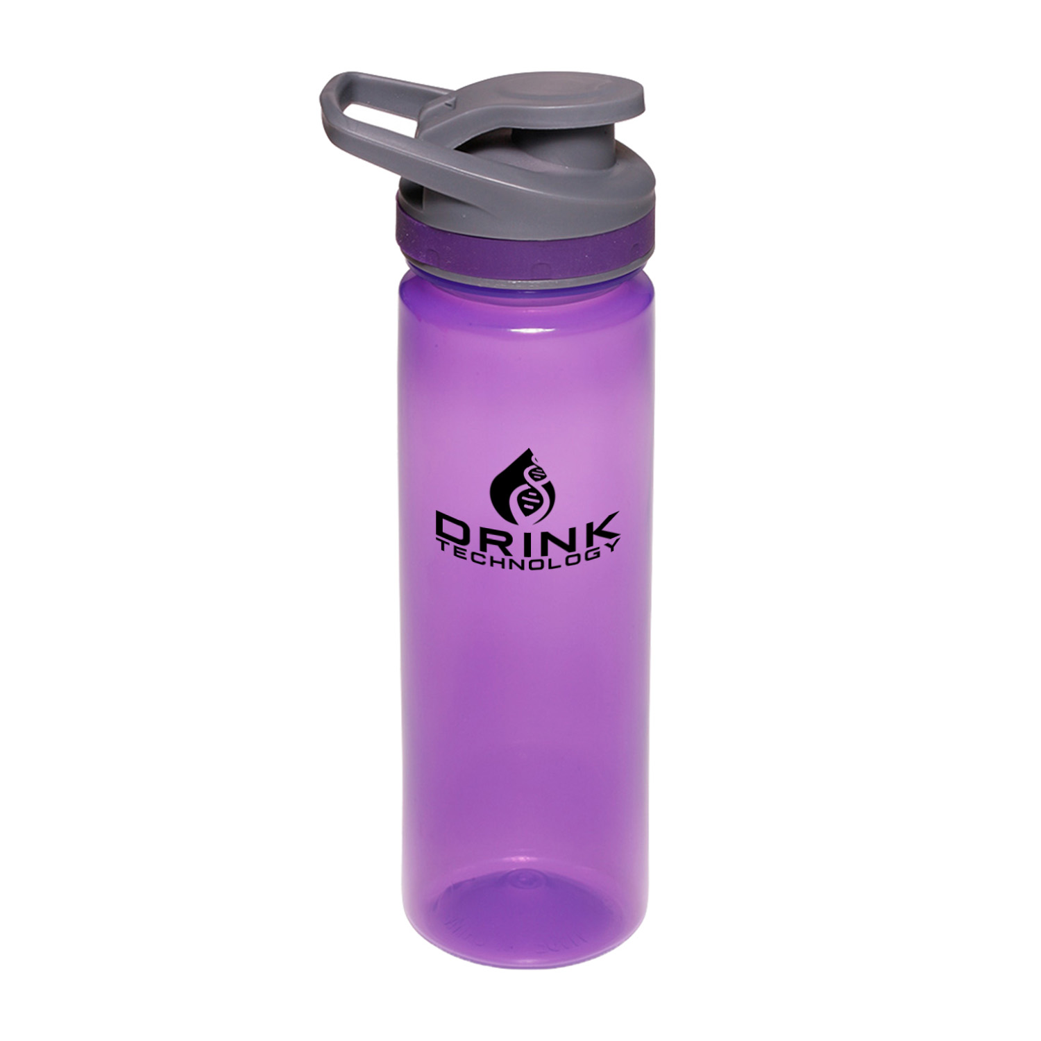 22 oz. Ebro Plastic Sports Water Bottle (1 Color Imprint) 2