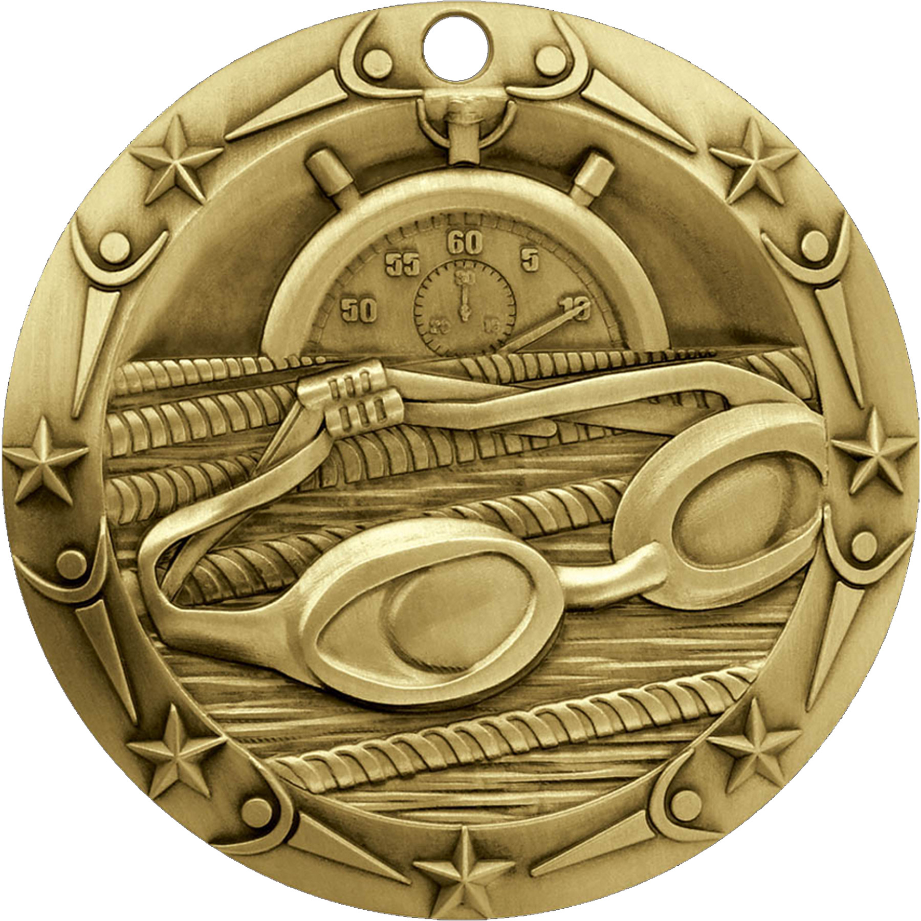 Stock World Class Sports & Academic Medals: Swimming 4