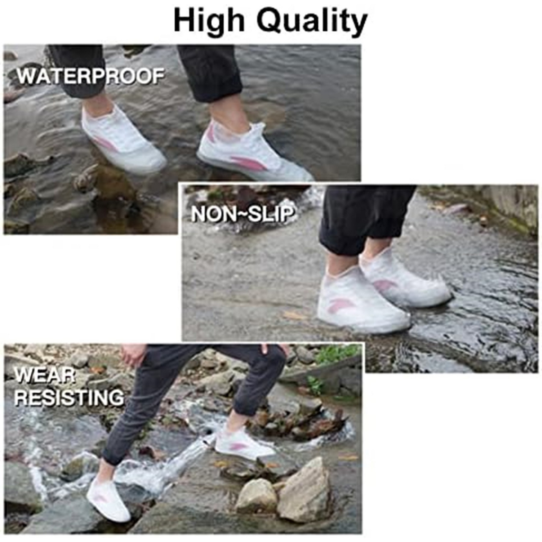Abrasion-Resistant Silicone Shoe Cover 2