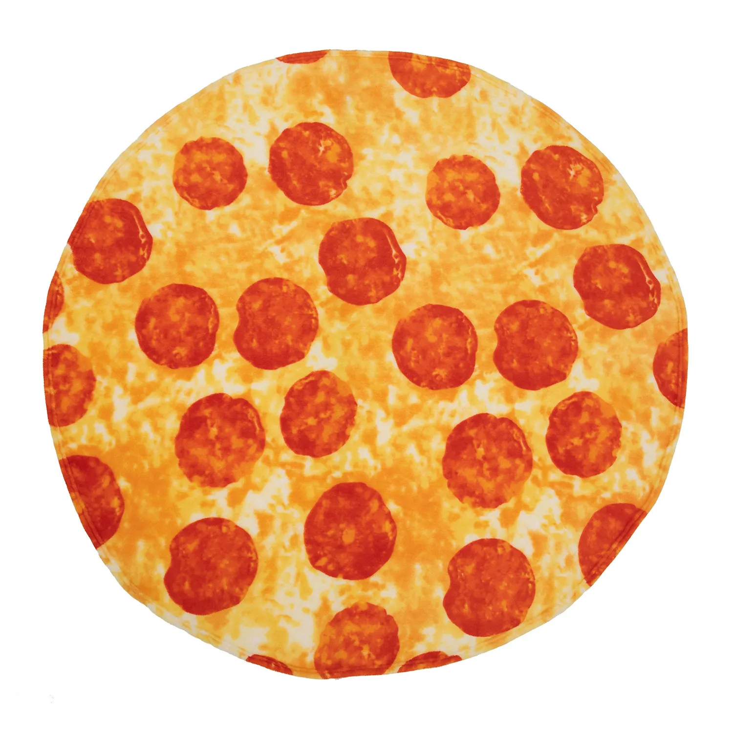 71"Round Novelty Pizza Blanket for Teens & Adults 2