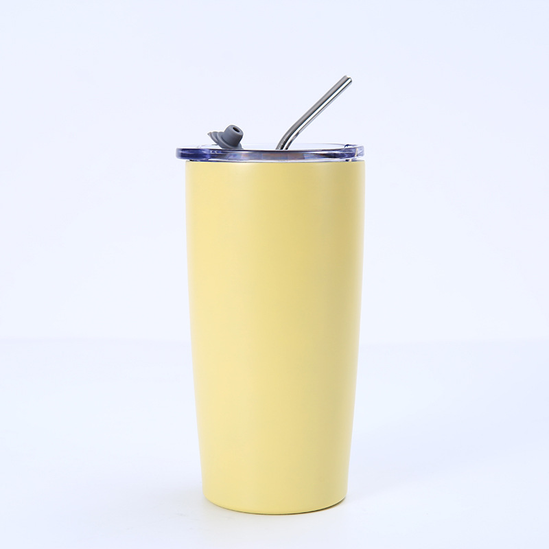 20oz Stainless Steel Insulated Mug with Straw 2