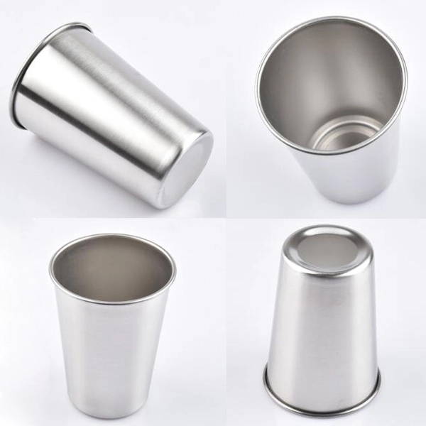 Stainless Steel Pint Glass 16-Ounce 1