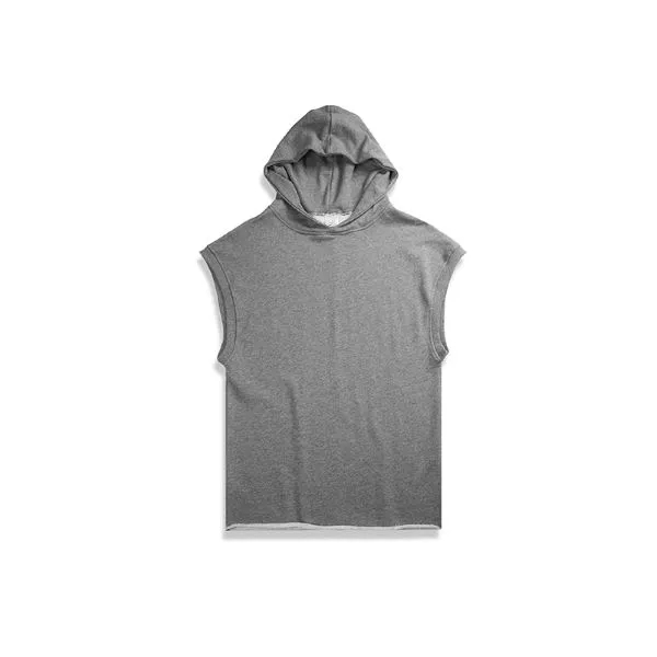 Men's Sleeveless Hoodie, custom hoodie or sweatshirt with logo imprint 7