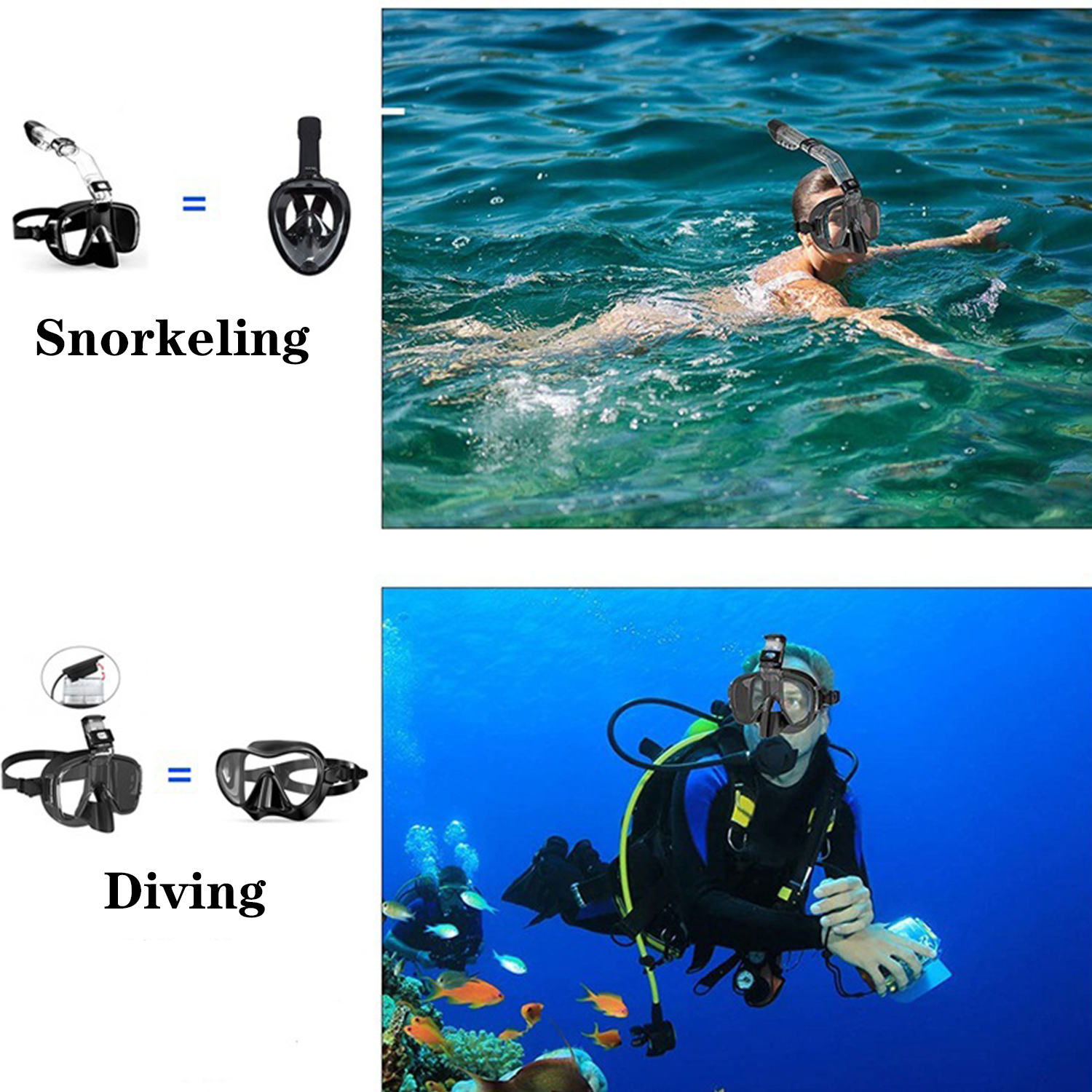 Waterproof and Anti-Fog Dive Mask 3