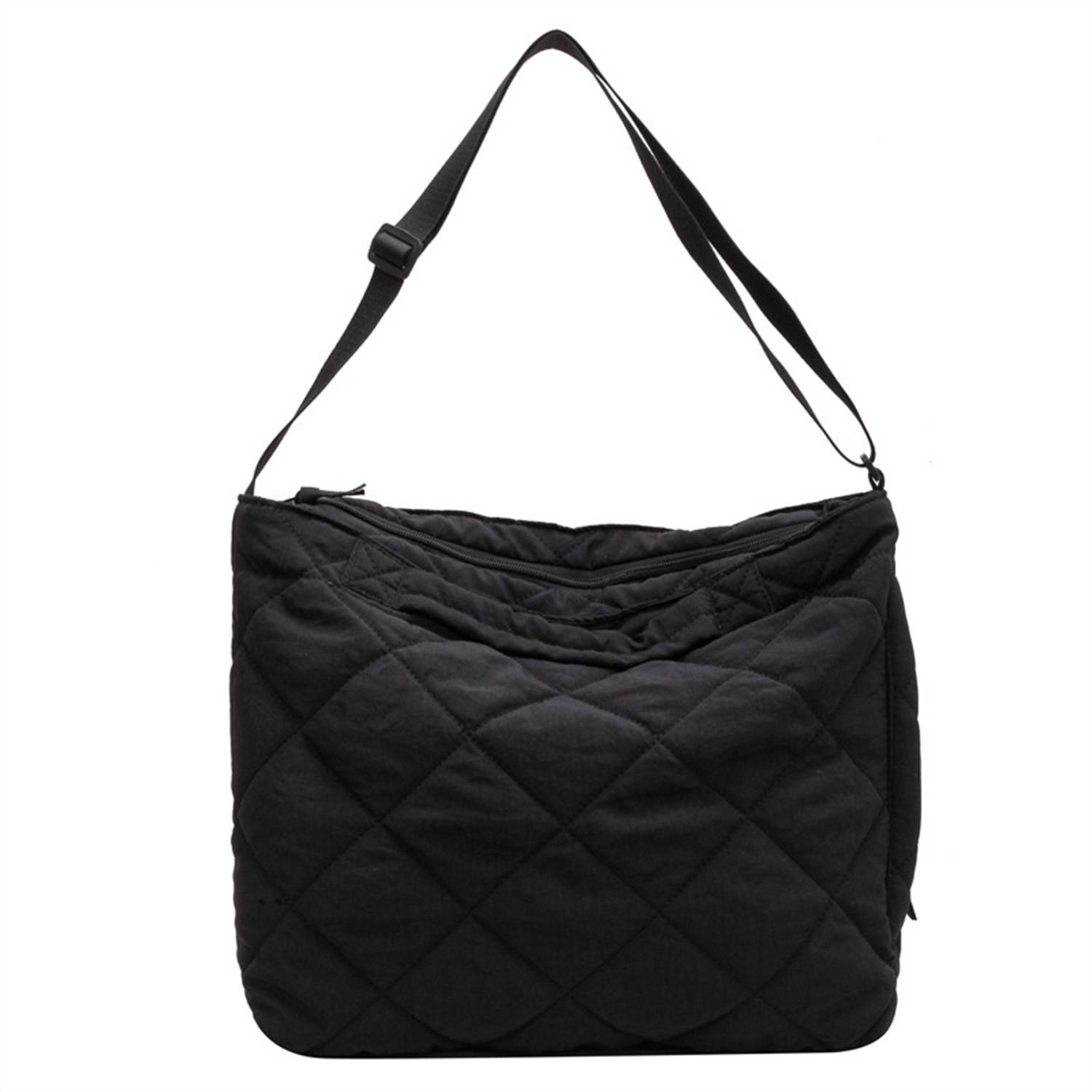 Large Capacity Nylon Puffer Bag, custom tote bag with logo imprint 4