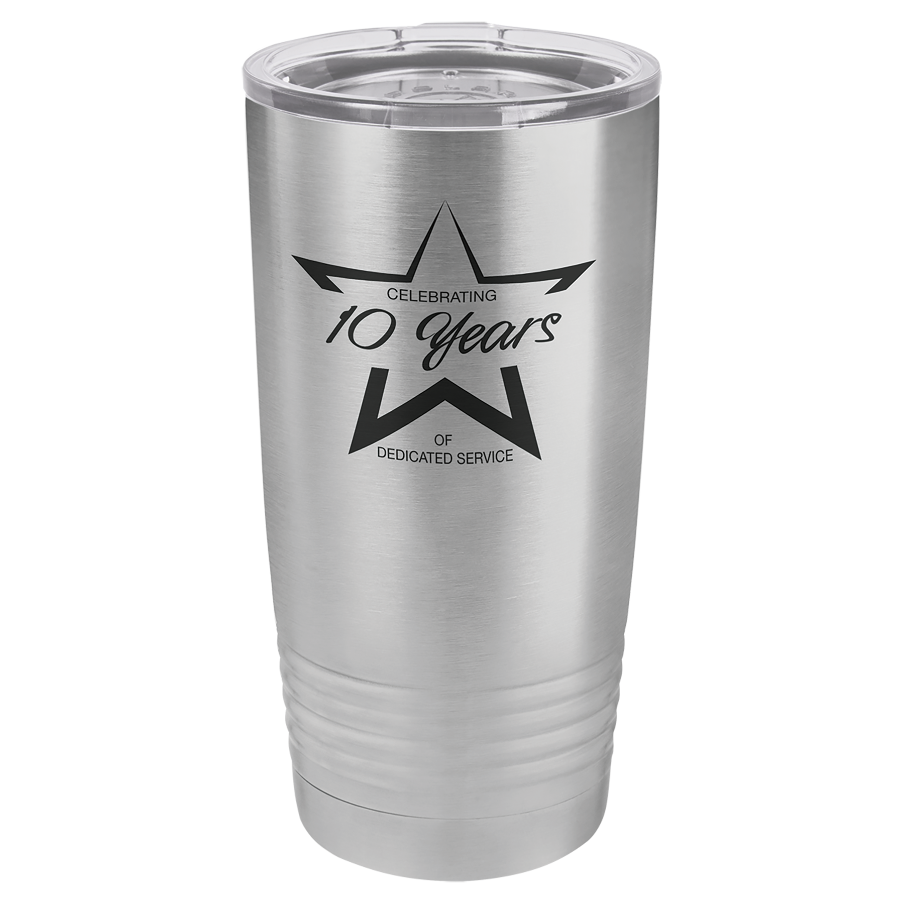 Polar Camel 20 oz. Ringneck Vacuum Insulated Tumbler w/Clear Lid 9