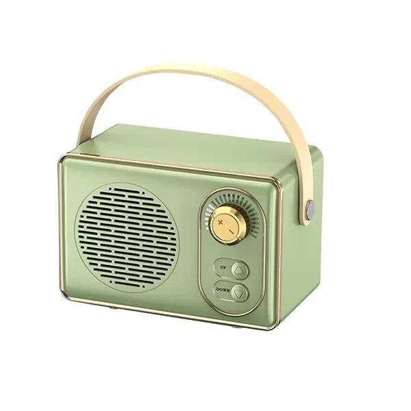 Retro Record Player Speaker - Vintage Style Sound System 4