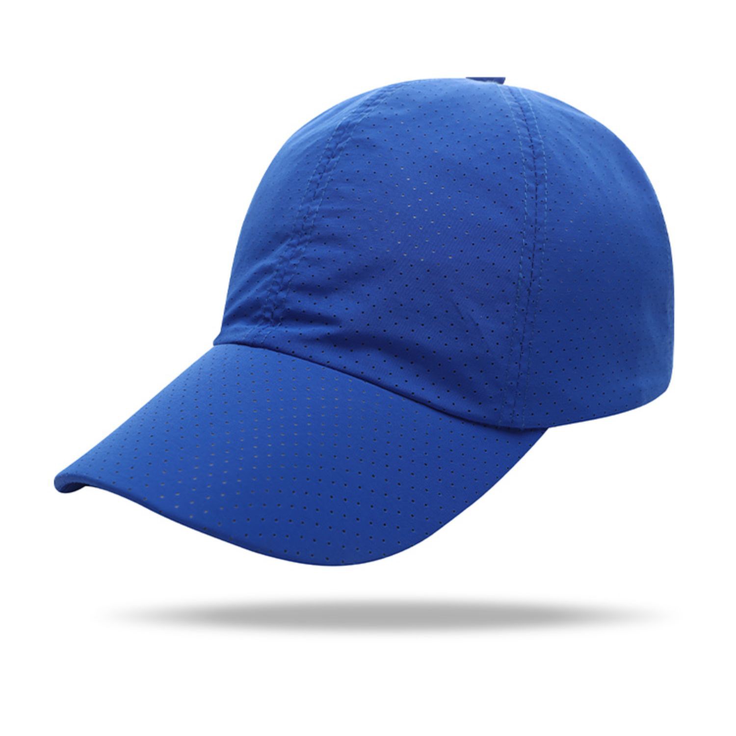 Quick Dry Polyester Structured 6 Panel Cap w/ Plastic Buckle 1