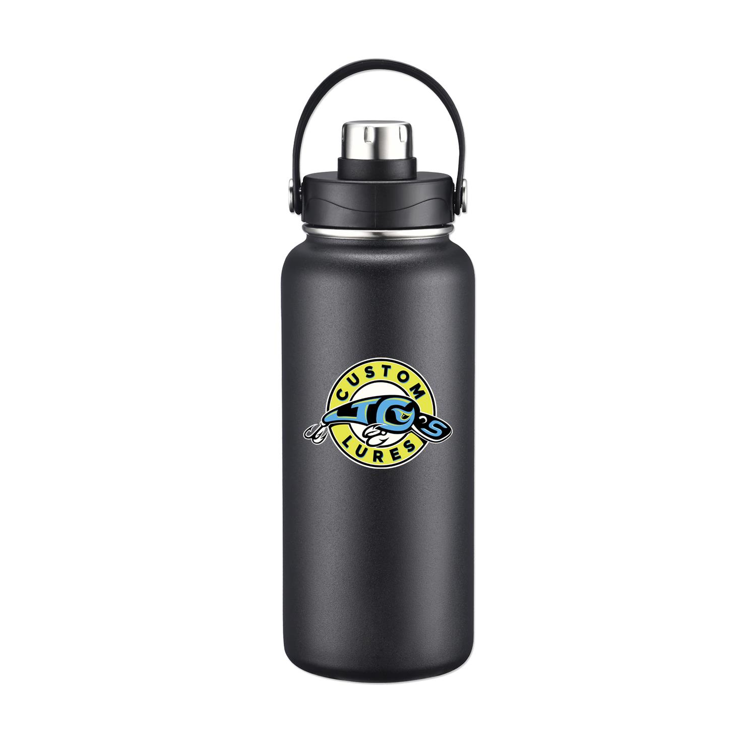 34 Oz. Vacuum Water Bottle, custom water bottle with logo imprint 3