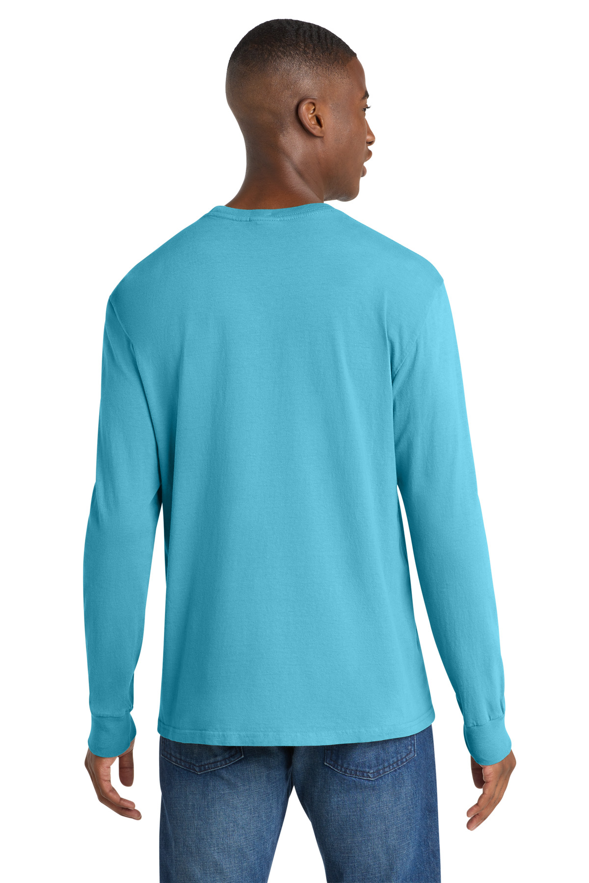 Port & Co Beach Wash Garment-Dyed Long Sleeve Tee PC099LS 145