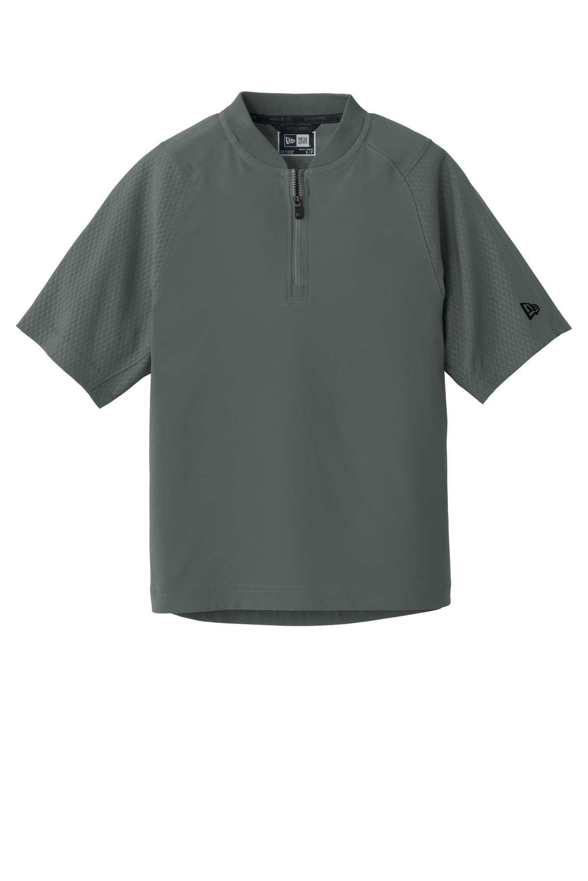New Era Youth Cage Short Sleeve 1/4-Zip Jacket. YNEA600 5