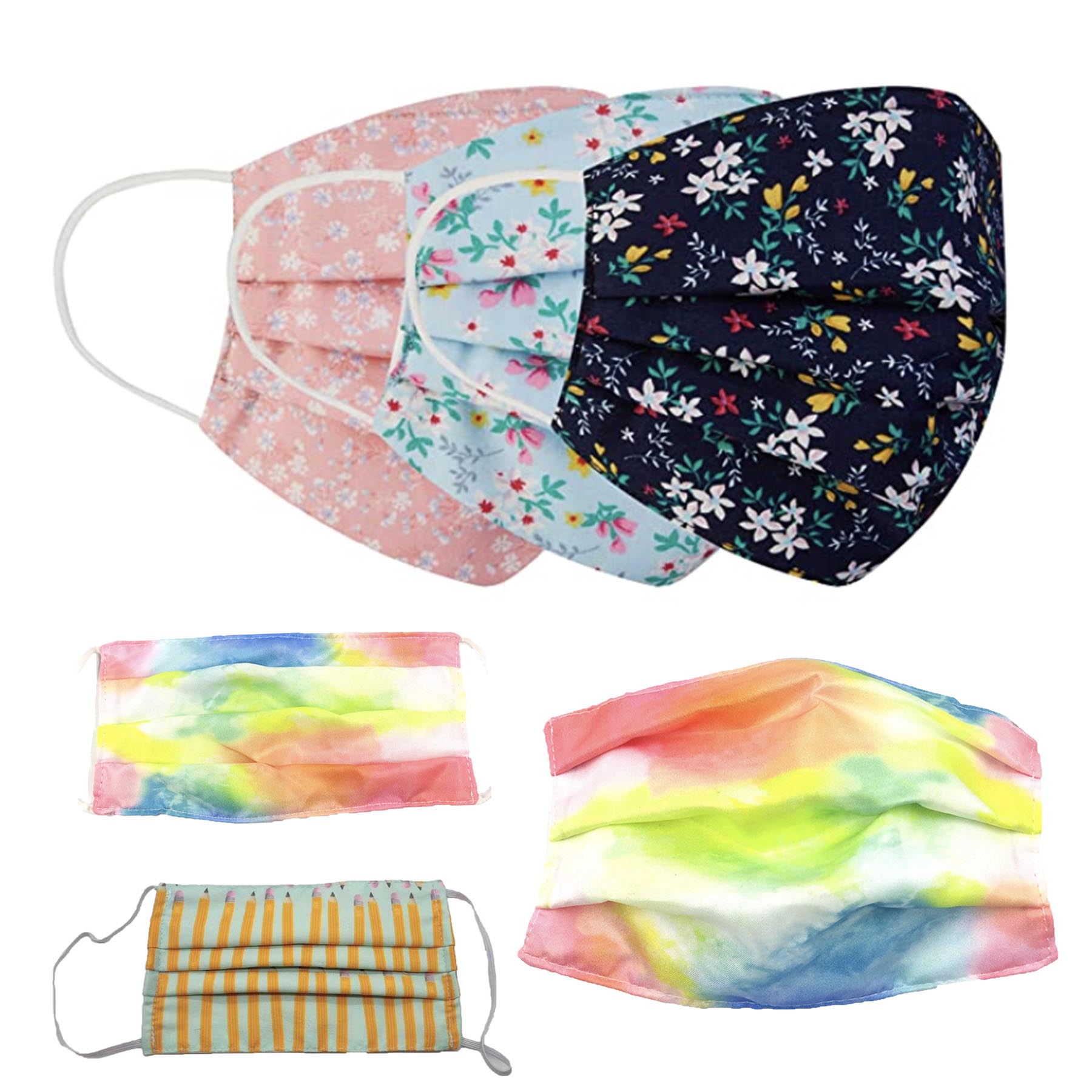 Plicated Double Layer Washable Face Mask 1