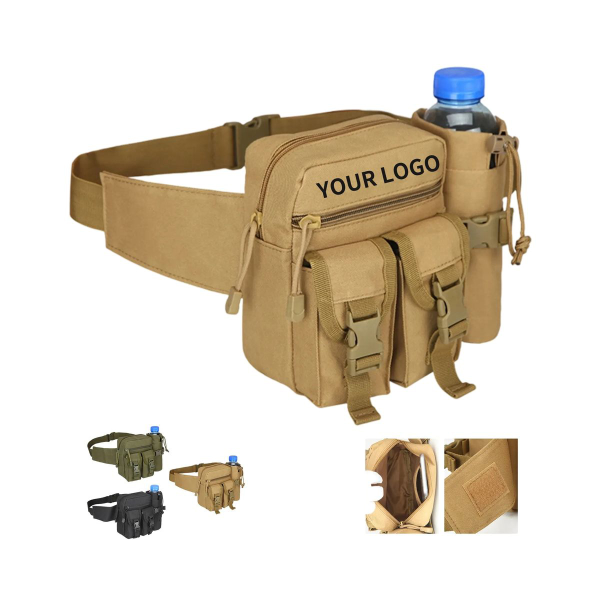 Oxford Waist Bag with Lightweight Compact Construction 4