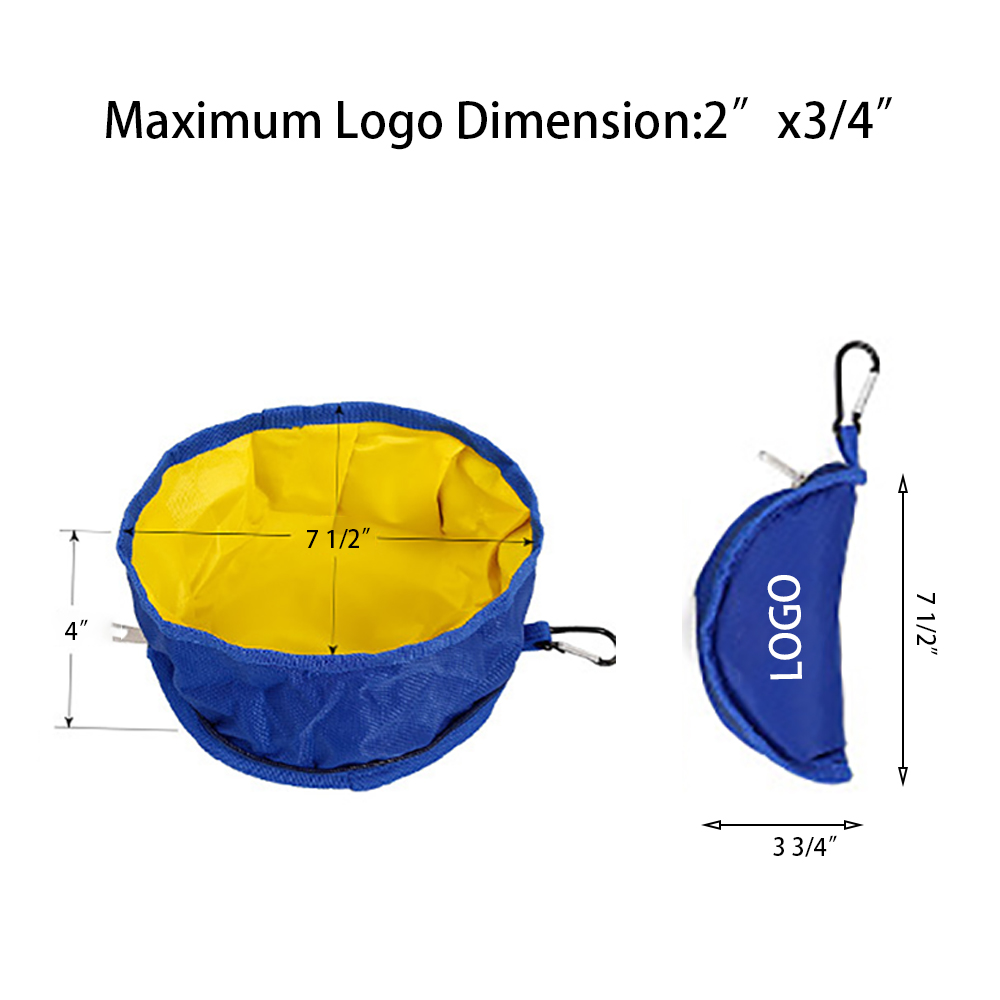 Collapsible Outdoor Water Food Feeder Bowl 2