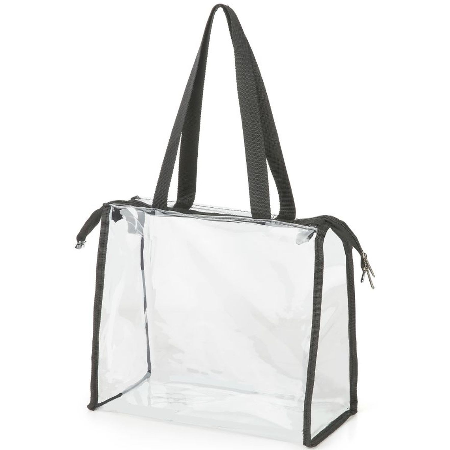 Clear PVC Transparent Zipper Tote Bag 5