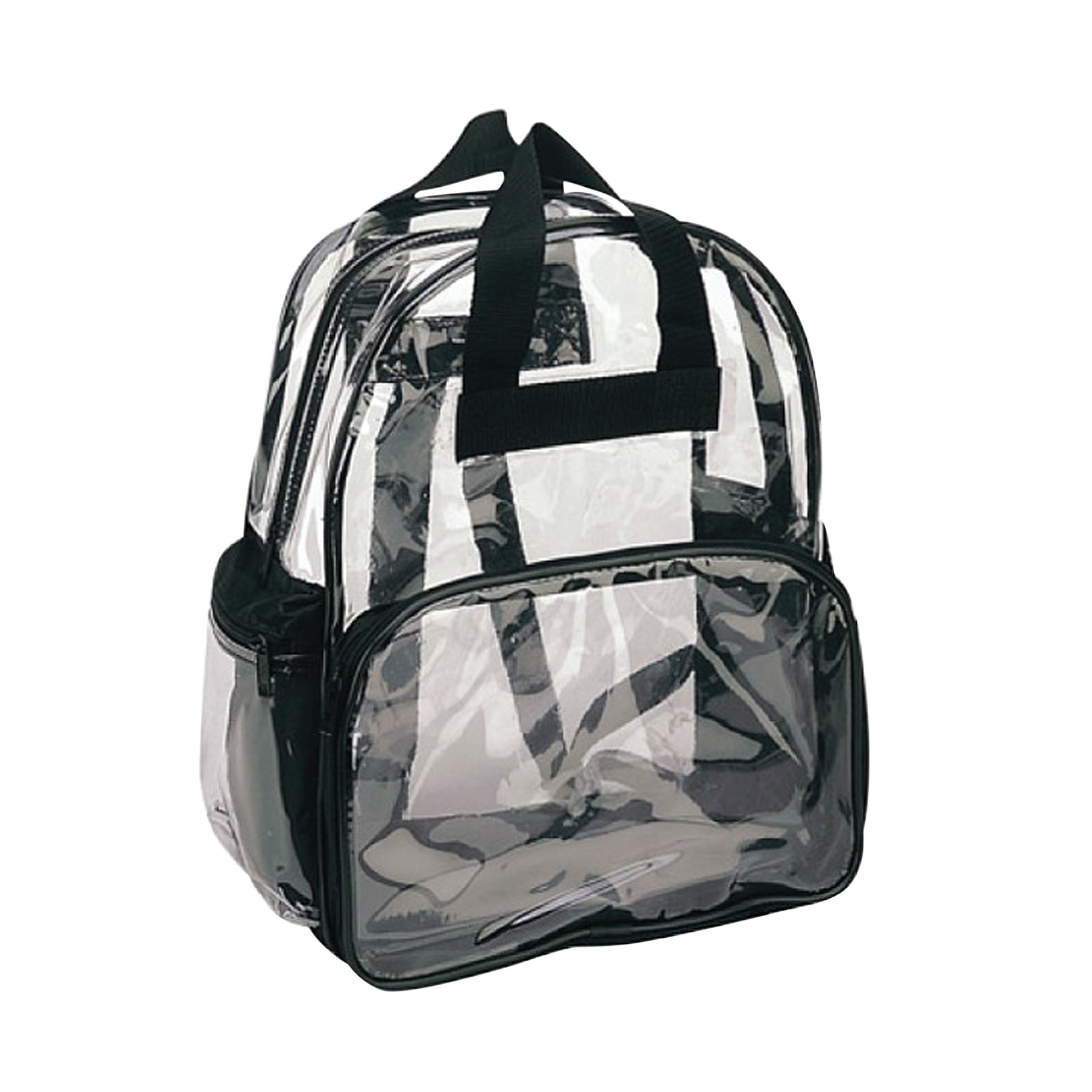 Clear PVC Promotional Backpack - 12"w x 15"h x 6"d 4