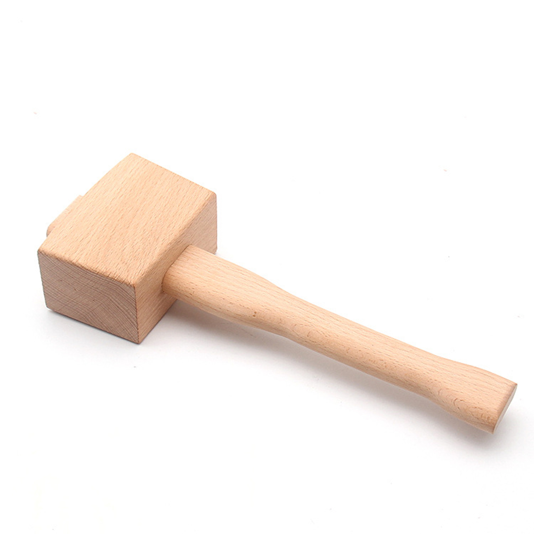 Beech Solid Carpenter Wood Hammer 2