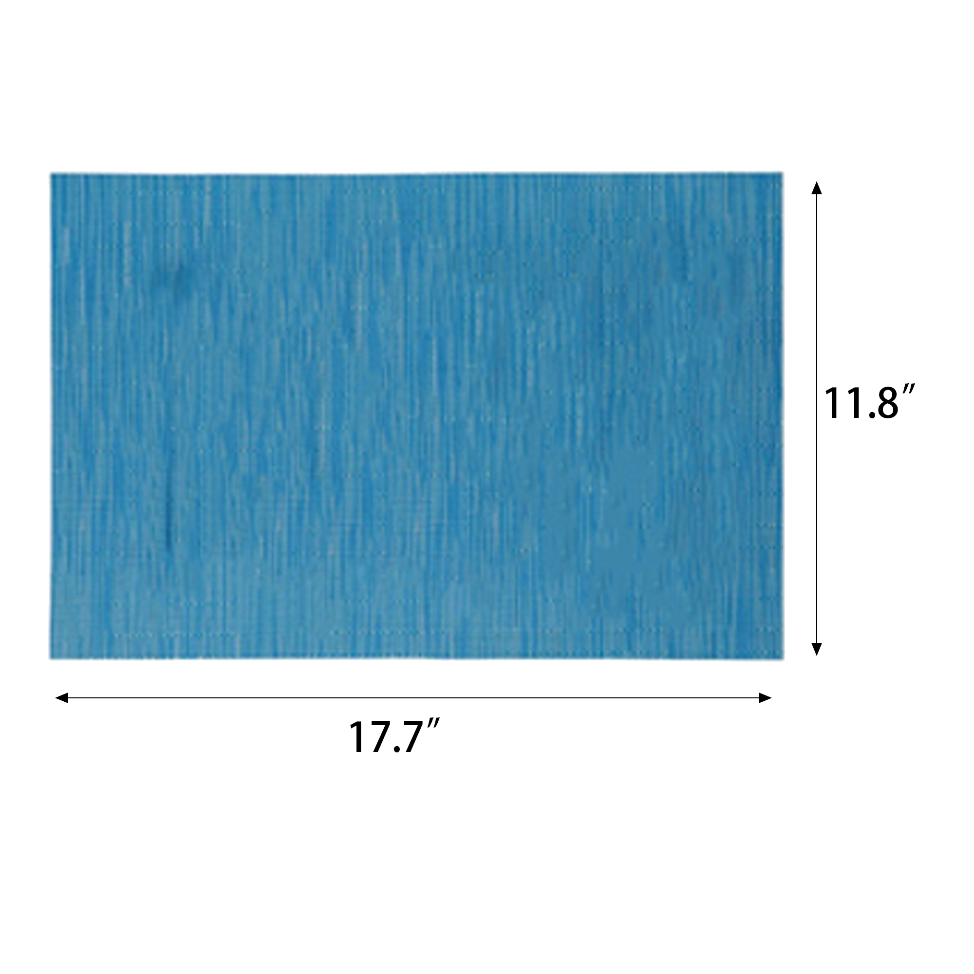 Square Bamboo Pattern PVC Non Slip Table Runner MOQ 50 3