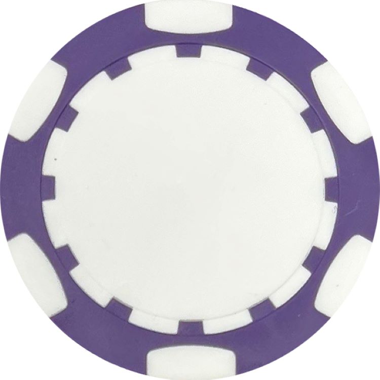 6 Stripe Poker Chip