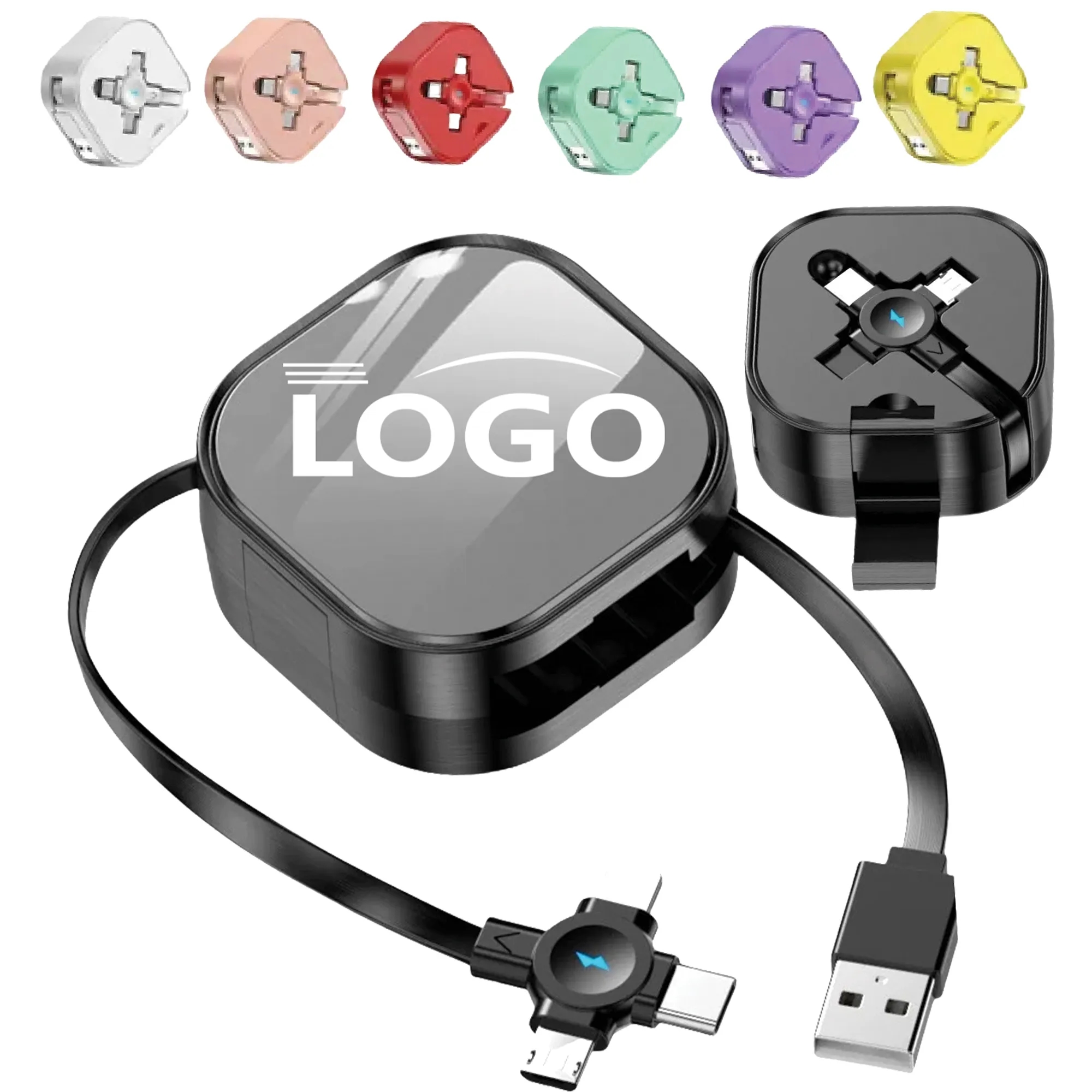 4-in-1 Retractable Fast Charging Cable 3