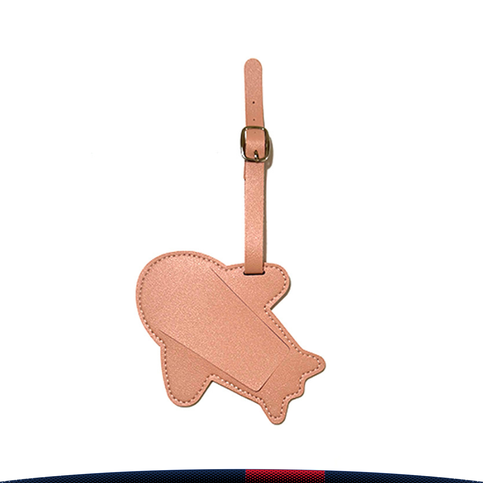 Jibblet Airplane-Shaped PU Leather Luggage Tag 4