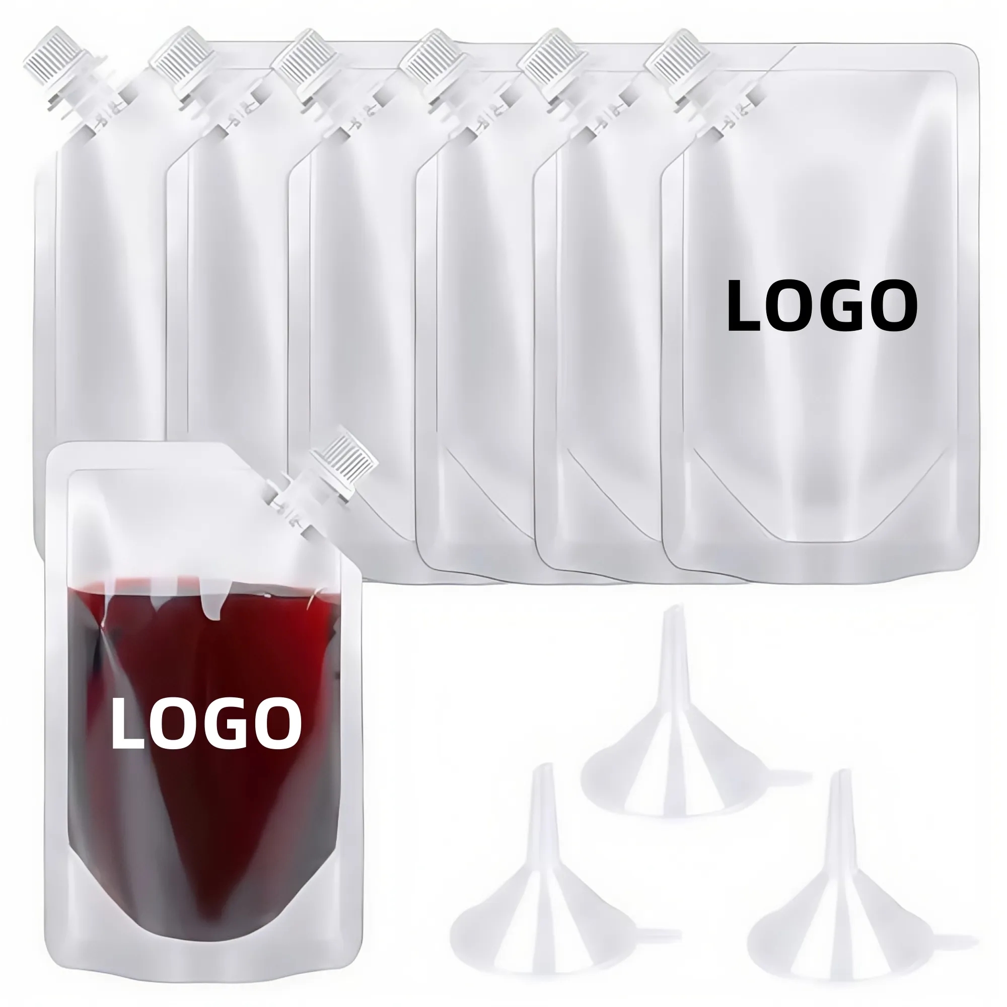 Reusable Plastic Beverage Pouch 3