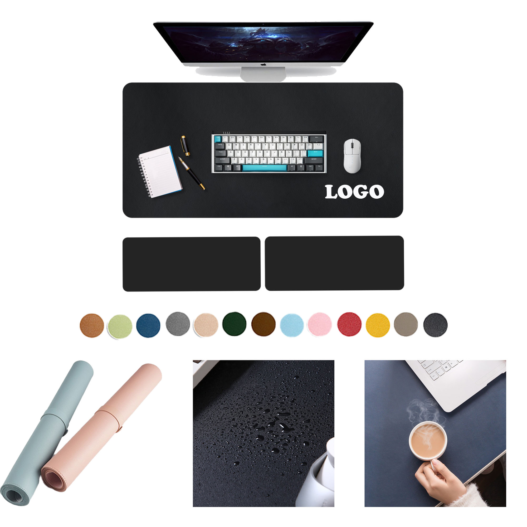 Large Waterproof Mouse Mat 2