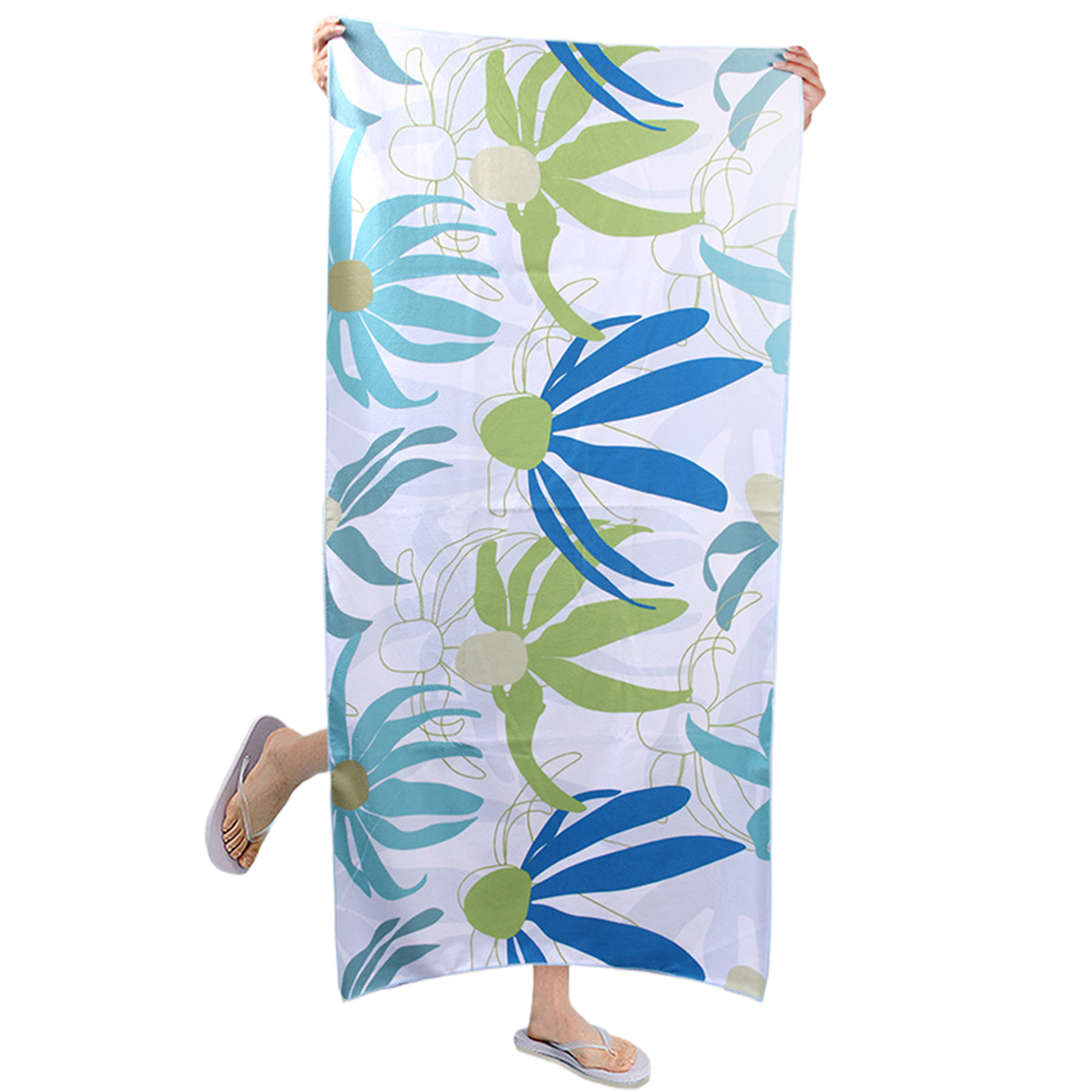 MOQ50 Custom Quick-Dry Microfiber Beach Towels 1