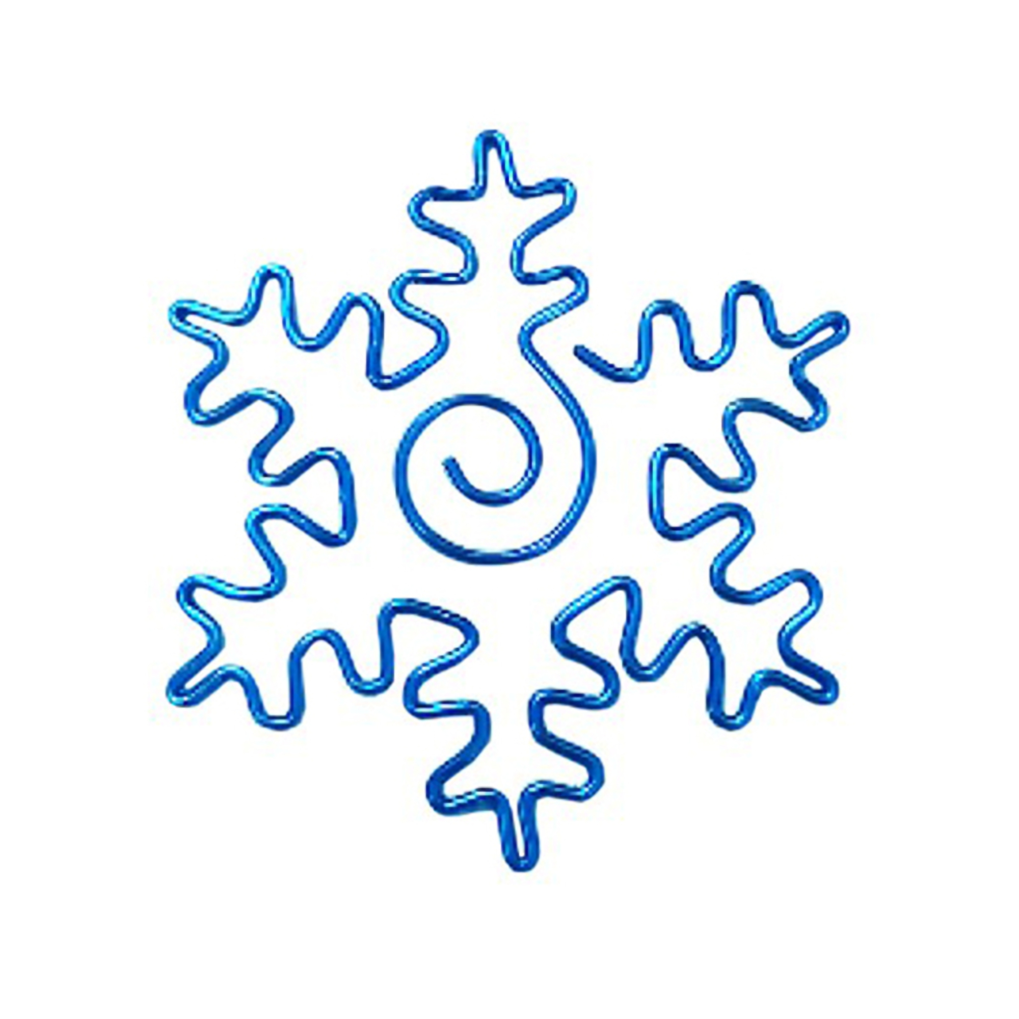 Snowflake Paper Clips w/Tin Container 4