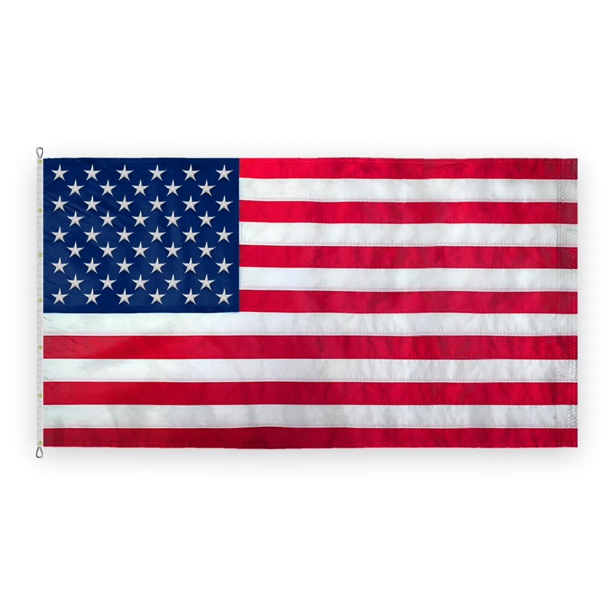USA Embroidered Flag 8' x 12' to 40' x 76' 6