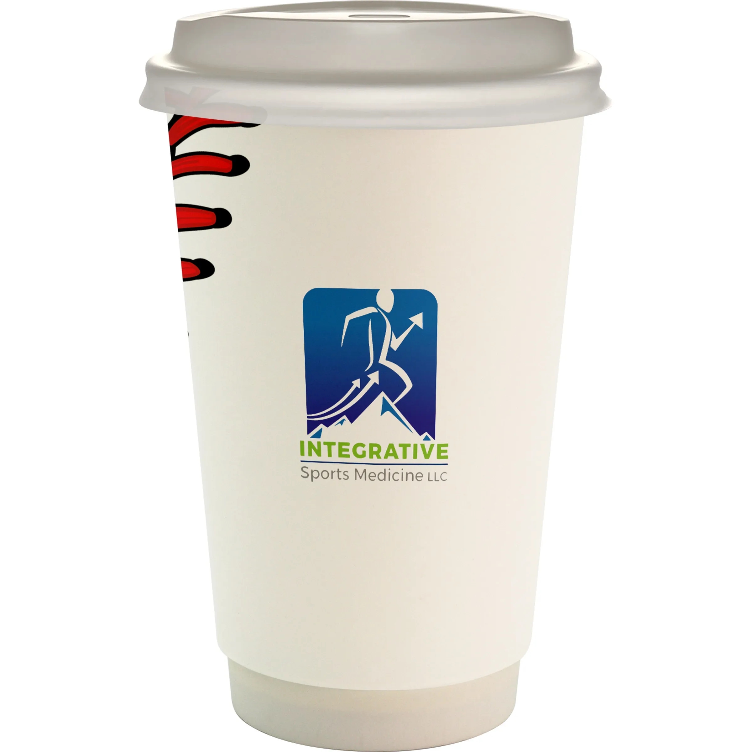 16 oz. Full Color Sporty Paper Cup With Lid 7