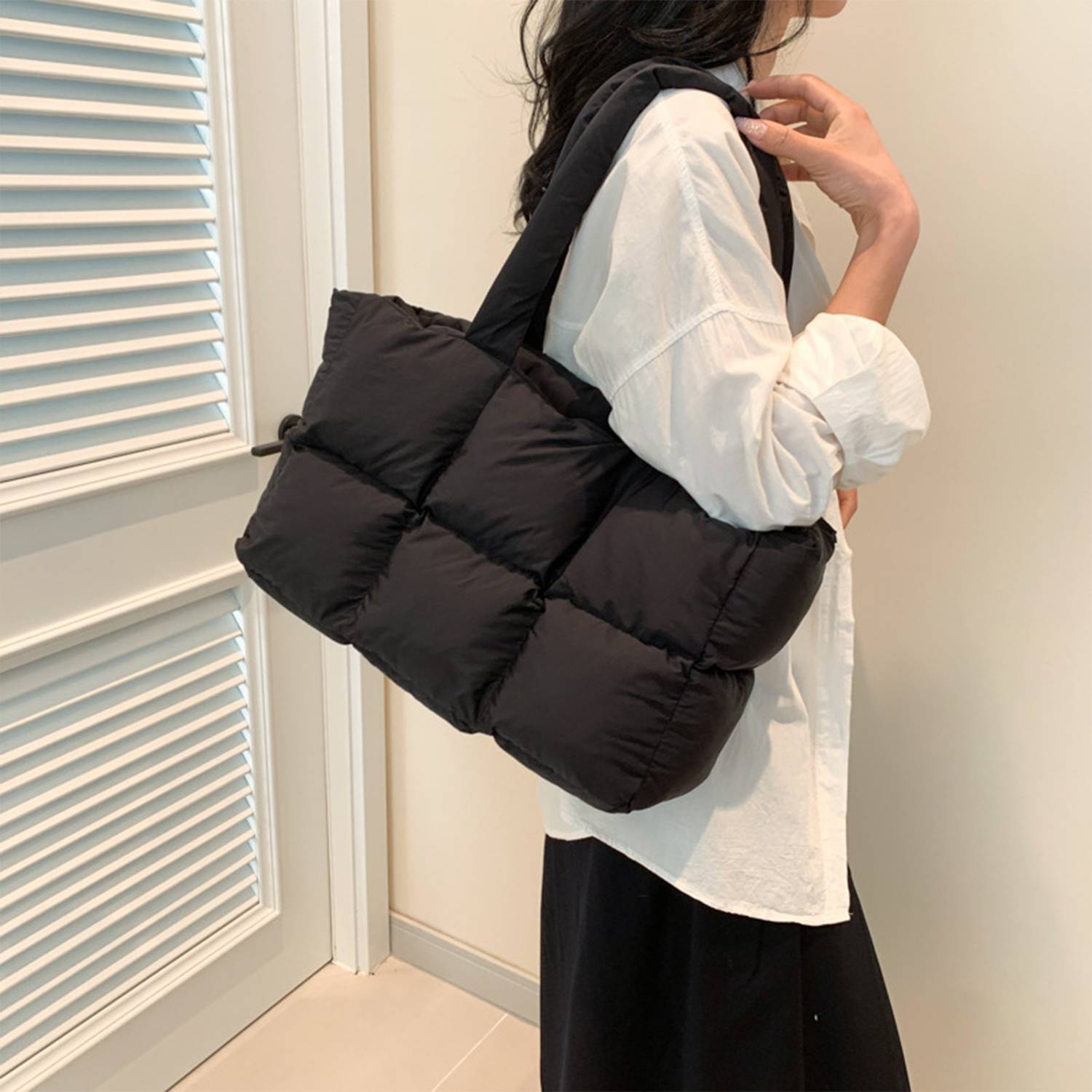 Oversized shoulder bag 5