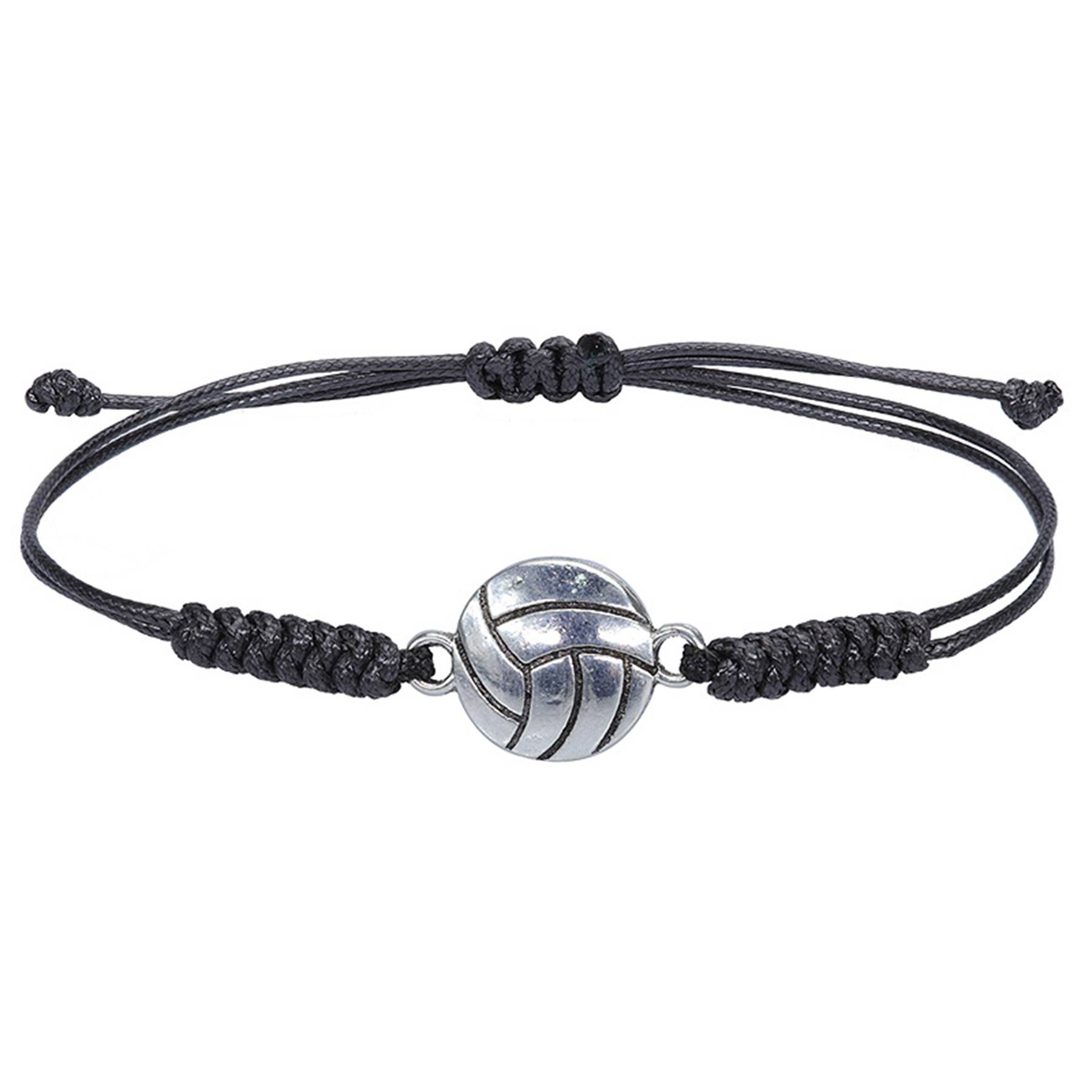 Nickel Braided soccer alloy bracelet 5