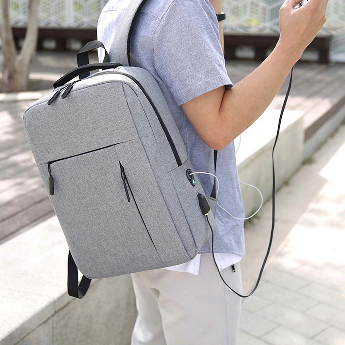 Laptop Backpack with USB Charging Port 4