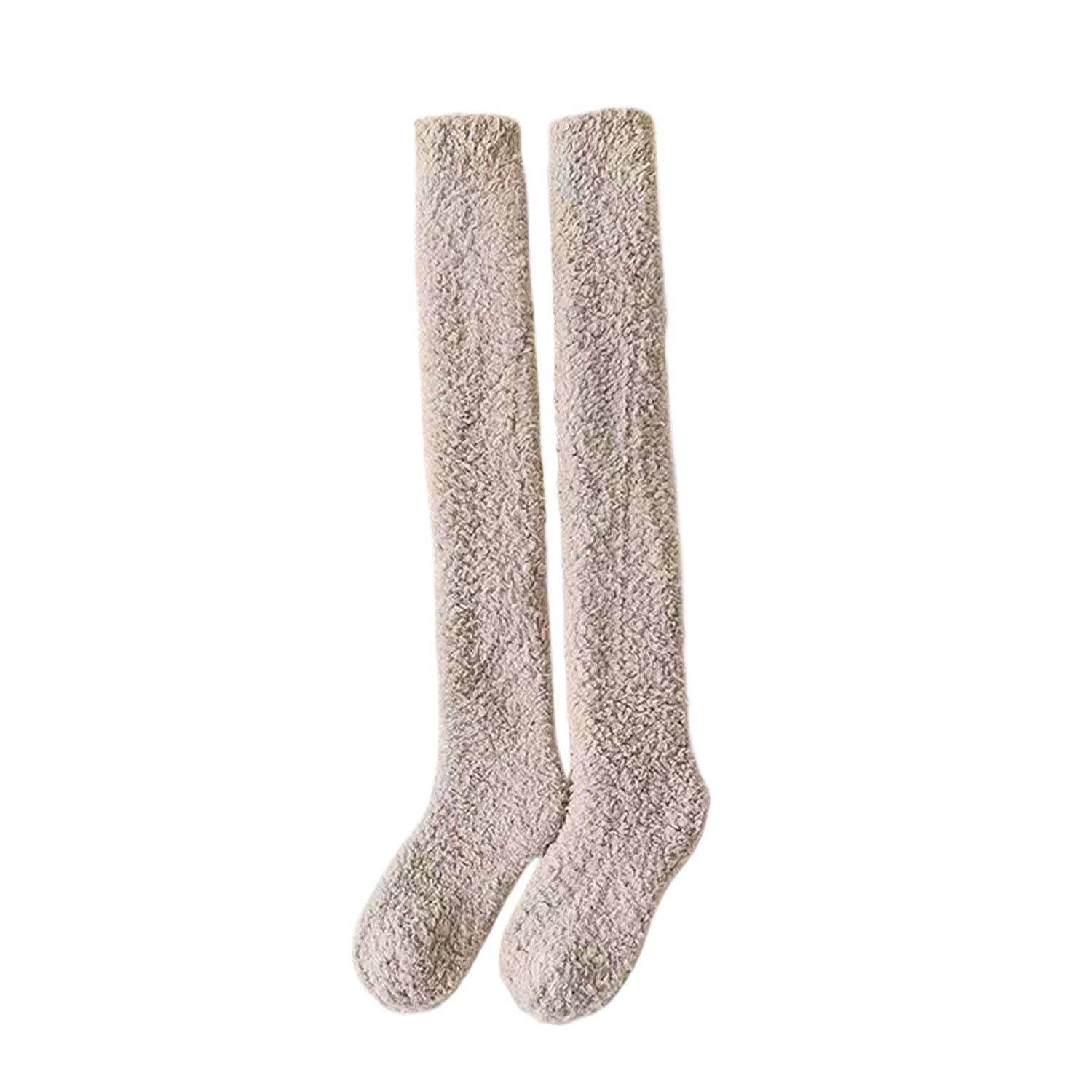 Women's Warm Breathable Knee-High Velvet Socks 12