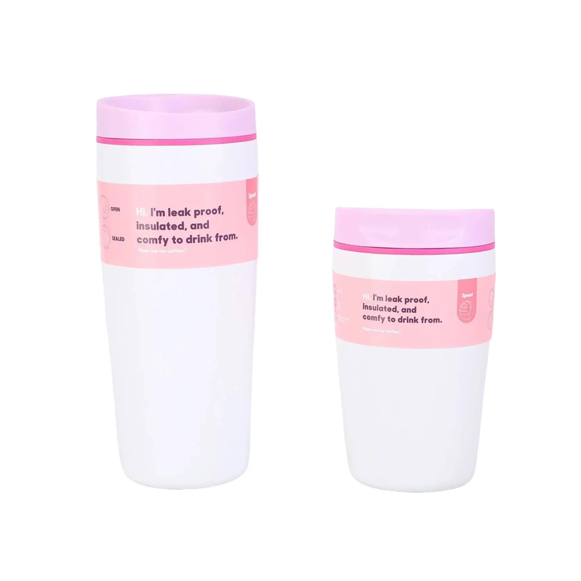 12OZ Portable Colorful Sliced Insulated Coffee Cup 10