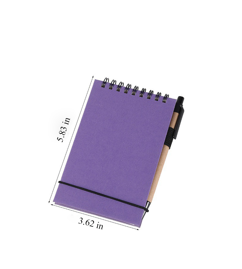Spiral Notebook Steno Pocket Notepad with Pen 2
