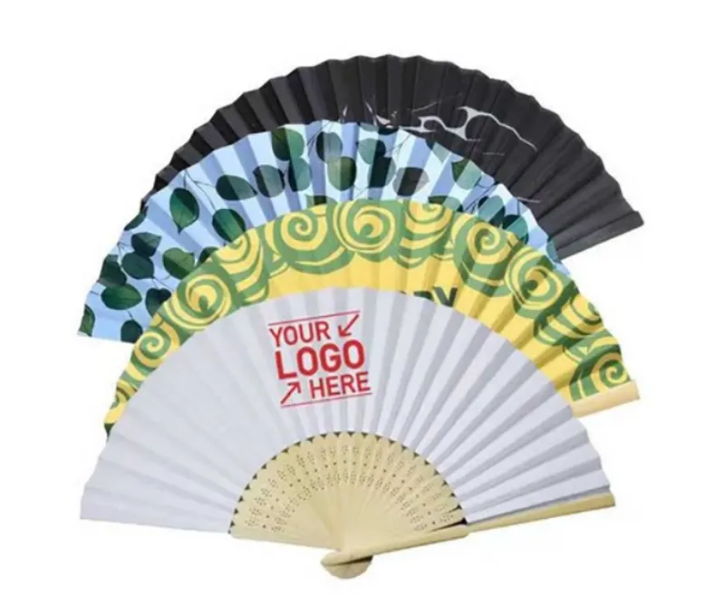 Custom Bamboo Folding Hand Fan 2