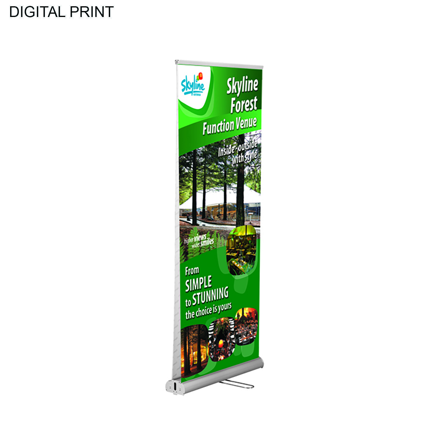 Supreme Tradeshow Package, Double sided Pull up Banner (DP783) + Stretch fit tablecloth 6' (SU577) 15