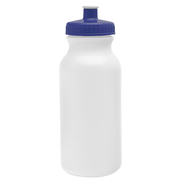 Circuit 20oz Bike Bottle - White w/Push-Pull Lid 56