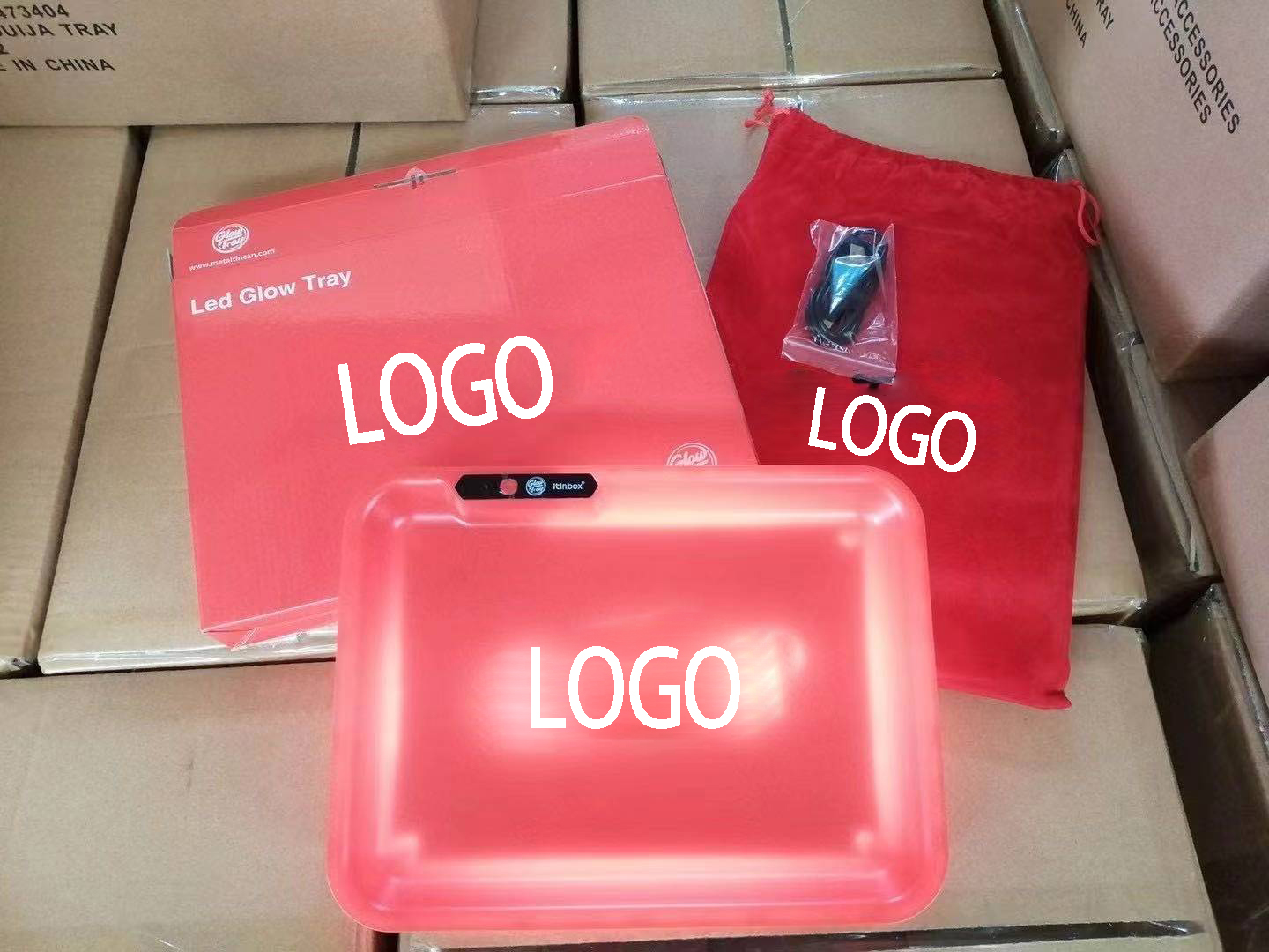 Light Up Rolling / Rechargeable Cigarette Trays w/ Customize Logo 4