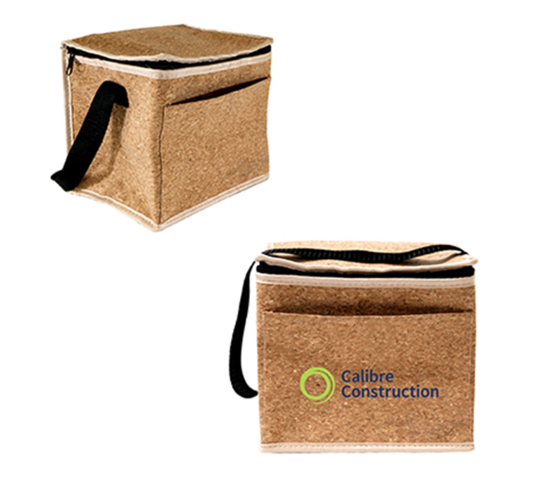 Cork Aluminum Foam Insulated Cooler Bag with Webbed Handle 2