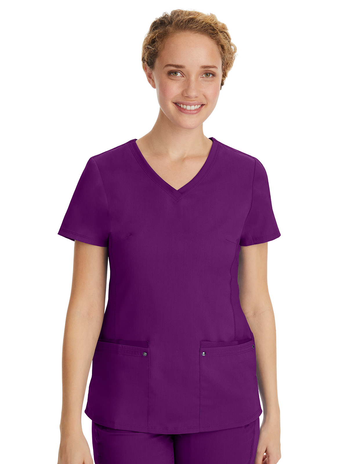Healing Hands - HH Purple Label - Women's 2-Pocket Juliet Stylish V-Neck Top 70
