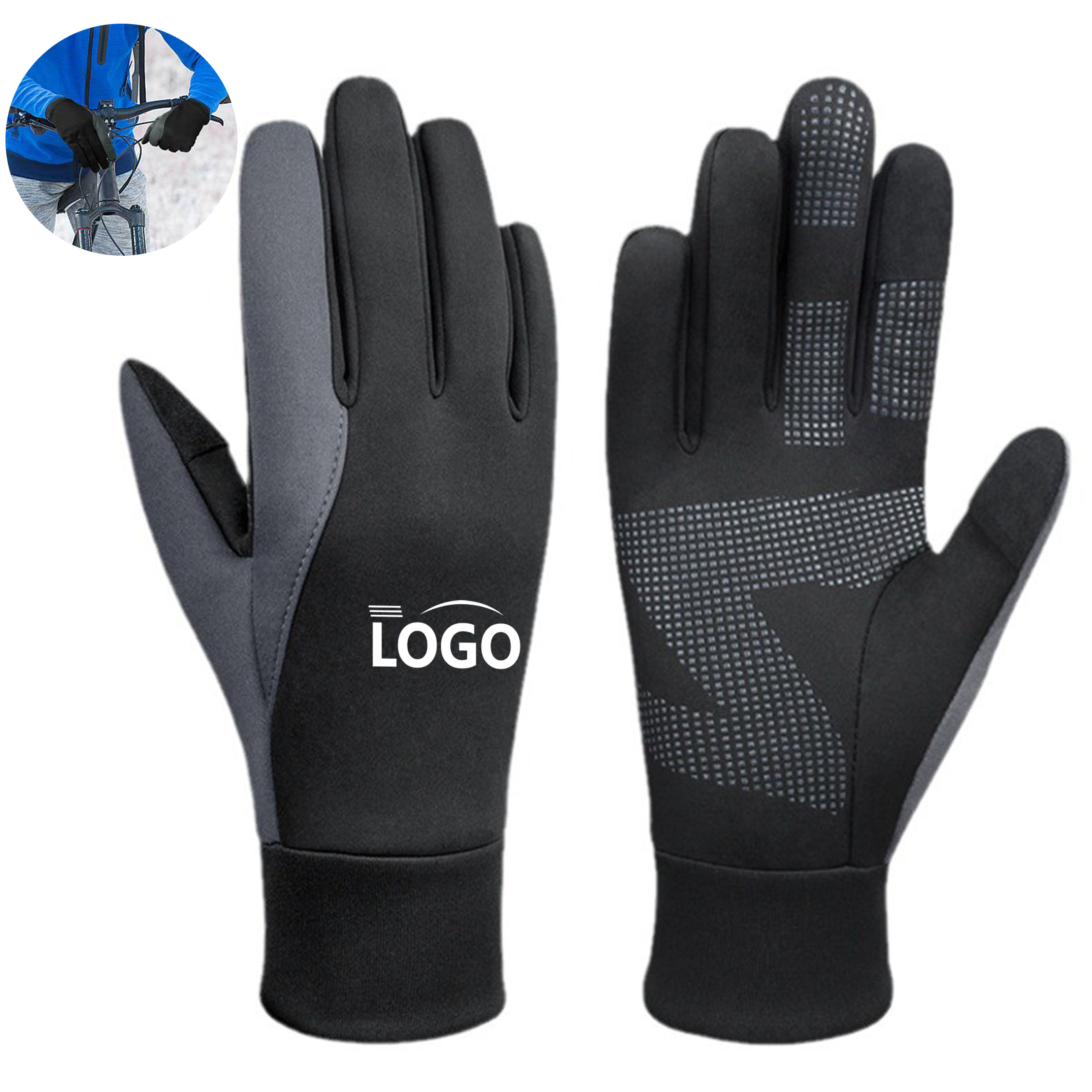 Touchscreen-Compatible Waterproof Gloves for Cycling 4