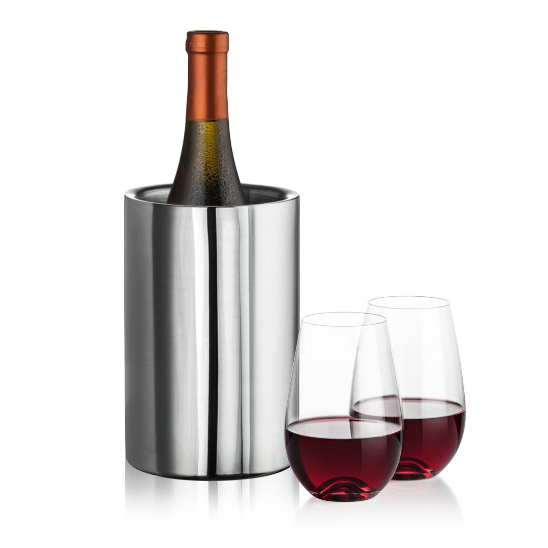 Jacobs Wine Cooler & Boston Stemless Wine 4