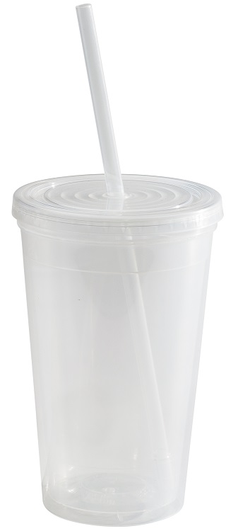 16 oz "Bolero" Polypropylene Double Wall Plastic Tumbler