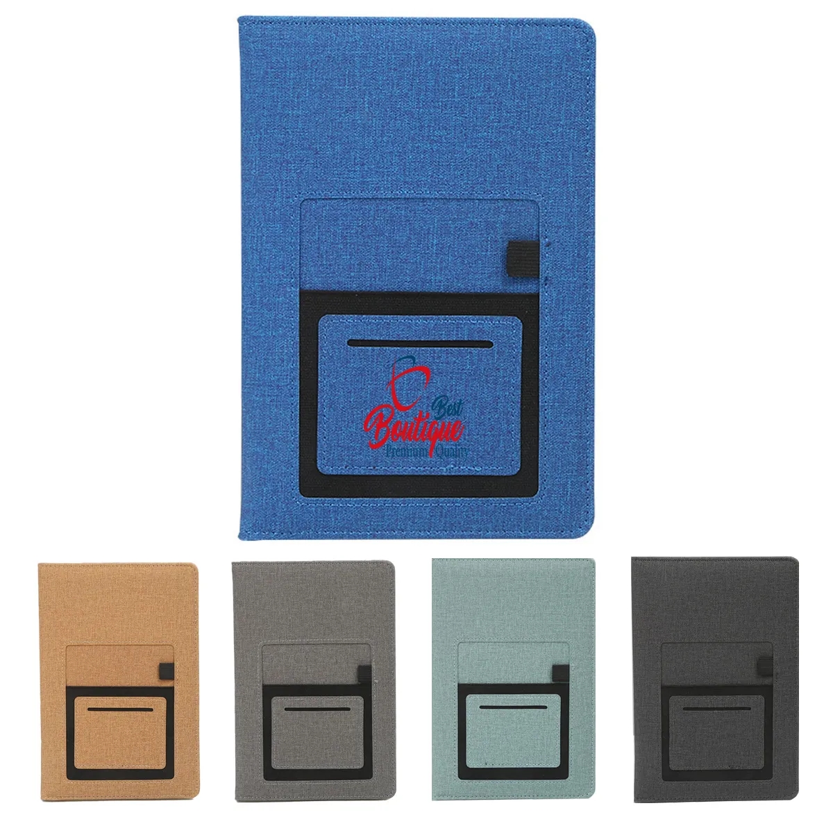 A5 Business Journal Notebook With Pocket Cover 2
